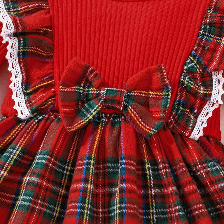 Ketyyh-chn99 Girls Fall Clothes Christmas Dresses for Toddler Baby Girls  Princess Tutu Long Sleeve Xmas Dress with Headband Red,2-3 Years -  Walmart.com