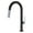 Black - Polished Chrome, variant on Fine Fixtures Pull Down Single Handle Kitchen Faucet Satin Brass And Polished Chrome