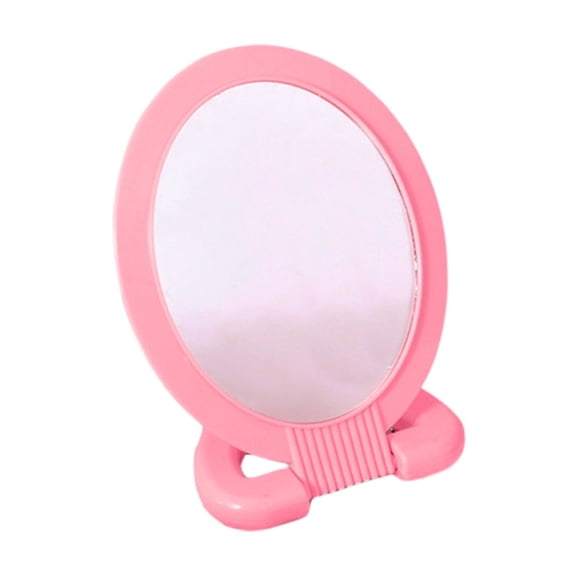 6 Inch Handheld Desktop Vanity with Double Magnification for Precision Beauty Application and Travel Use