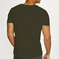 thumbnail image 5 of YLSDY Mens Deep V Neck T Shirt Stretch Muscle Gym Workout Tee Shirt Short Sleeve Slim Fit Low Cut Tank Tops Army Green XL, 5 of 8