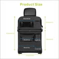thumbnail image 6 of Black Car Backseat Organizer with 10 Storage Pockets & Tablet Holder, Kick Mats Protector for Kids, Perfect for Family Road Trips & Daily Travel Accessorie (2-Pack), 6 of 8