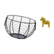 thumbnail image 5 of Cesta de huevos,Cesta multiusos para huevos,cesta tejida de alambre de hierro,Cesta de almacenamiento de alambre para huevos Cesta de almacenamiento portátil,Figura de escritorio,Estatuas, 5 of 8