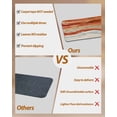 thumbnail image 4 of Burnt Orange Coastal Stair Treads for Wooden Steps Indoor Runner Rug Carpet, Summer Beach Nautical Abstract Art 4 Pieces Peel and Stick Staircase Step Treads Covers Washable Throw Door Mats, 30"x8", 4 of 5