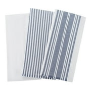 Better Homes & Gardens 3-Piece Oversized Culinary Kitchen Towel Set, Washed Indigo