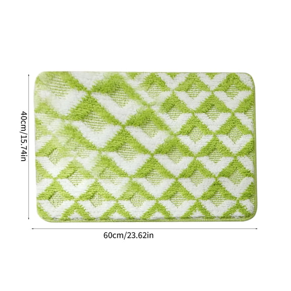Dpityserensio Summer Saving Bathroom Rug Water-Absorbing Mat Machine-Woven Carpet Bedroom Entryway Rug Non-Slip Doorstep Foot Mat Non-slip Padding