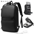 thumbnail image 3 of BANGE Water Resistant Anti-Theft Unisex Travel Laptop Backpack With Usb Charging Port (Black) 18 Litre, 3 of 9