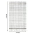 thumbnail image 2 of Arkwright Classic Windowpane Kitchen Towel 6-Pack, Cotton, 15x25 in.,  Grey and White Checkered Pattern, 2 of 5