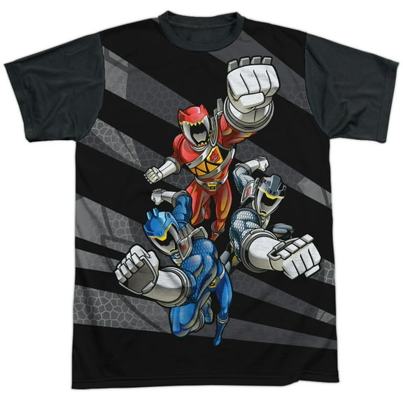 Power Rangers Lets Bolt Unisex Adult Halloween Costume Sublimated T Shirt