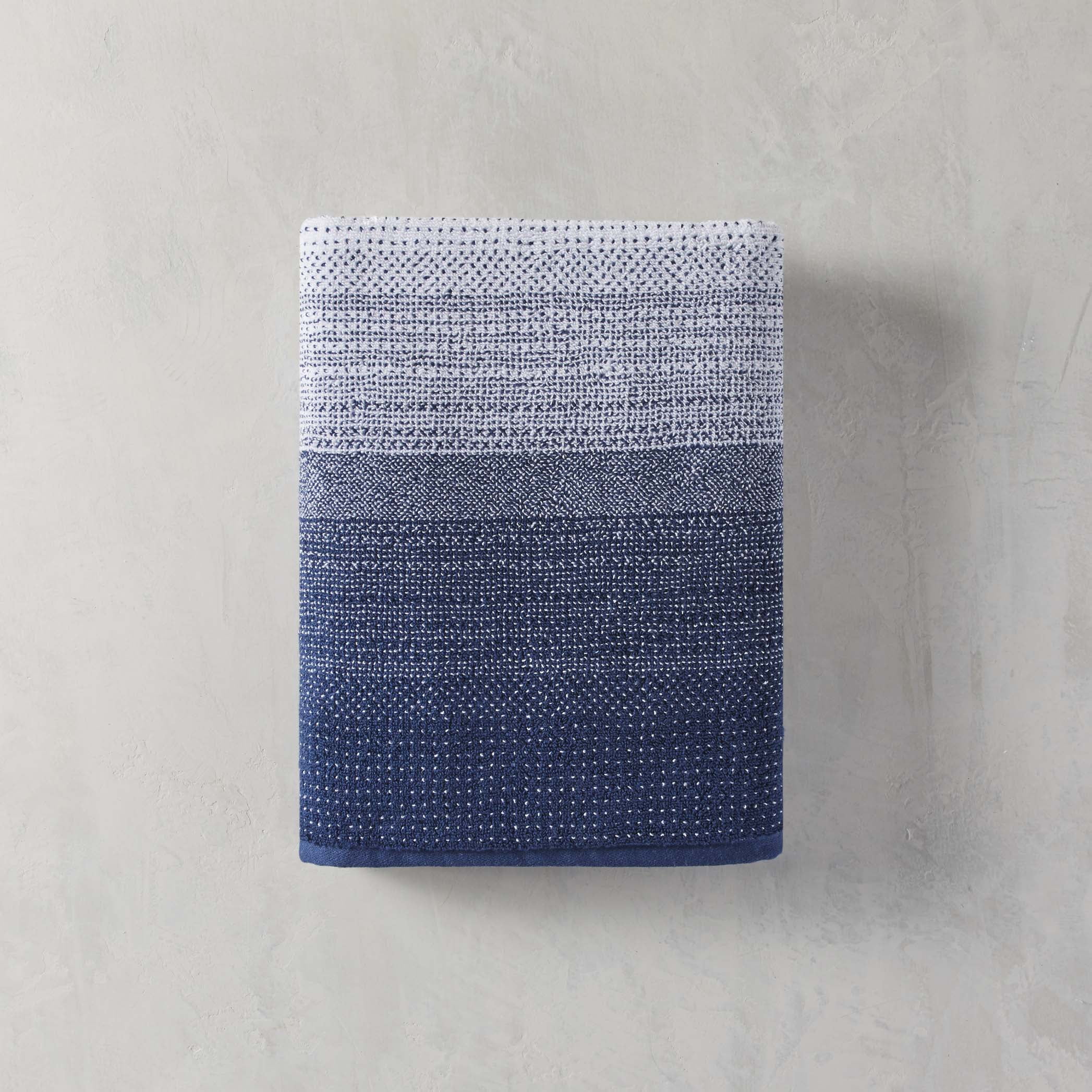Better Homes & Gardens Signature Soft Heathered Bath Towel, Blue Admiral