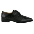 thumbnail image 5 of LIBERTYZENO Mens Classic Leather Formal Oxford Shoes, Black, 5 of 7