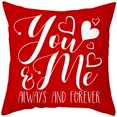 thumbnail image 2 of Housse de Coussin en Coton pour la Saint-Valentin Canapé Taille, 2 of 2