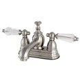 thumbnail image 1 of Kingston Brass KS7008WLL 4 in. Centerset Lavatory Faucet with Brass Pop-Up, Satin Nickel, 1 of 2