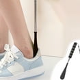 thumbnail image 4 of YIMWNYI Stainless Steel Retractable Shoe Horn, Adjustable 30-71cm Length, Ergonomic Non-Slip Handle, Ideal for Pregnant Women, Seniors, and Those with Mobility Issues, Easy Storage Design, 4 of 7