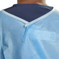 thumbnail image 3 of McKesson Disposable SMS Protective Procedure Gown Blue One Size Fits Most 60 per Case, 3 of 5