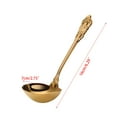 thumbnail image 4 of Milue Soup Spoon Round Soup Scoop Light Luxury Hotel Restaurant Public Spoon, 4 of 10