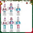 thumbnail image 3 of YATAV Long Leg Christmas Plush Doll 16-20 Inches Snowman Santa Claus Christmas Doll Standing Plush Toy for Holiday Winter Home Decoration,Christmas Gifts(A), 3 of 9