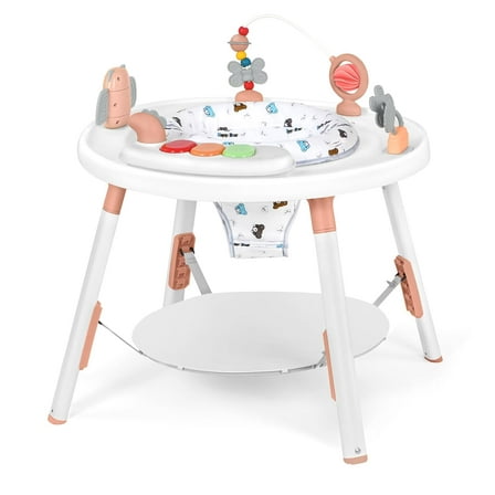 UBRAVOO Baby Activity Center, 3-in-1 Baby Walker with Detachable Toys and 360° Swivel Seat - Ideal for Toddler Development and Entertainment