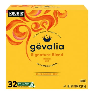 Gevalia Signature Blend Mild Roast Single Serve Coffee K Cups - 32 Count