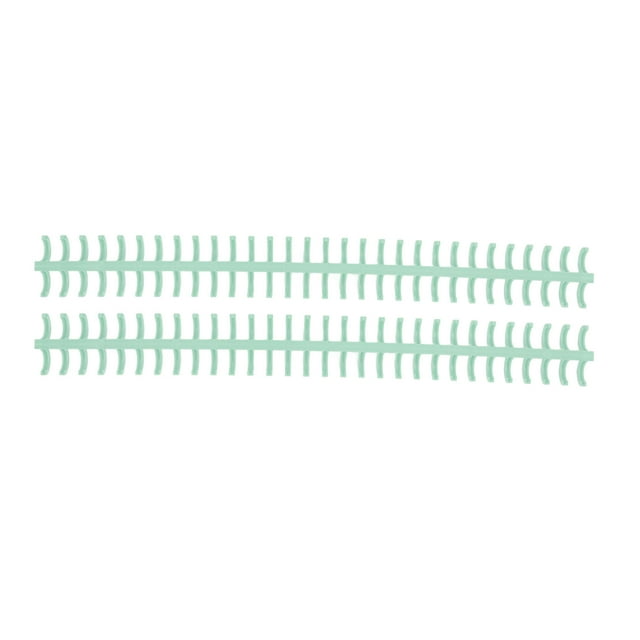 Loose Leaf Binding Spine Binding Comb Binding Spine Plastic Binding Rings 10 Pcs Loose Leaf Binding Spine 30 Hole Cuttable Wear Resistant PP Plastic 10mm Binding Comb For Student