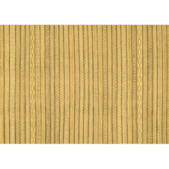 Ahgly Company Indoor Rectangle Oriental Brown Modern Area Rugs, 3' x 5'