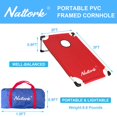 thumbnail image 2 of Set portátil de cornhole BASYNOL 91 x 61 cm, 8 pufs con funda, 2 of 7