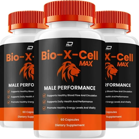 Bio-X-Cell for Men Capsules – BioXCell Vitamin Complex Pills, Energy, 3 Pack, 180 Capsules