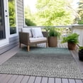thumbnail image 3 of Dalyn Rugs Machine Washable Indoor/Outdoor Chantille Teal 5' x 7'6" Rug, 3 of 9