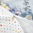 thumbnail image 4 of Erosebridal Blue White Floral Twin Bedding for Girls, Dreamy Garden Duvet Cover Set, Polka Dots Reversible, 2pcs 1 Duvet Cover and 1 Pillowcase, No Comforter, 4 of 6