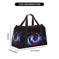 thumbnail image 3 of Rateoe v Pattern Gym Bag for Women, Duffle Bag for Travel with Wet Pocket, Carry on Weekender Bags for Women, Water Resistant Travel Bag Duffel Bag, 3 of 7