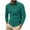 Green, variant on ohmzyzo Men's Long Sleeve Polo Shirts Quarter Zipper Golf Tops Casual Slim Fit T Shirts Turndown Collar Striped Printing Shirts XXL