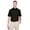 Black, variant on Harriton M500S Men's Easy Blend Short-Sleeve Twill Shirt with Stain-Release