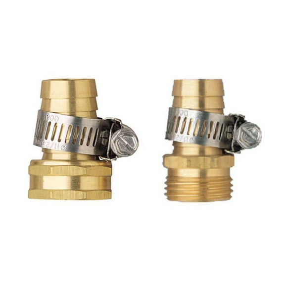 Orbit Aluminum 1/2" Male and Female Hose Mender Bundle