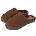 thumbnail image 5 of LAVRA Unisex Memory Foam Slippers Men/Women Corduroy Faux Fur Lined House Shoes, 5 of 7