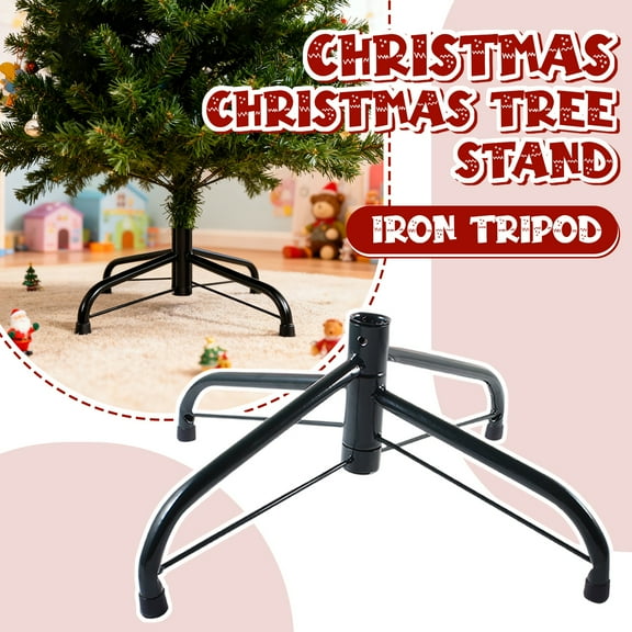 15.75 Inch Christmas Tree Stand for 4 to 10ft Christmas Trees,fits 1.3 inch Pole,Folding Christmas Tree Stand
