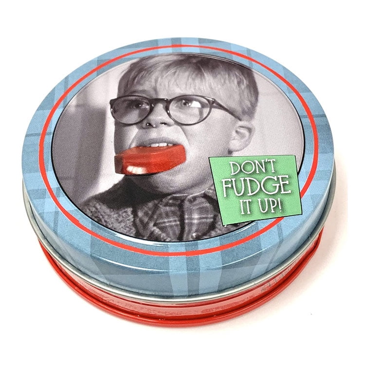 Boston America Candy Tin DON'T FUDGE IT UP! (A Christmas Story