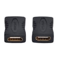 thumbnail image 2 of Xiwai Adapter HDMI Female To HDMI 1.4 Female Extension Gold Converter Adapter, 2 of 7