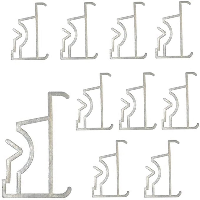 Clip de ajuste largo transparente para persiana de ventana vertical de 2 pulgadas, 10 piezas, clip para persiana de ventana Sincero Electrónica
