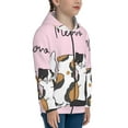 thumbnail image 5 of Kdxio Cute Cats Pattern Kids Boys Girls Zip Up Hoodie 3D Printed Hooded Sweatshirt Hoody Coat with Pocket 7-12 Y-Small, 5 of 6
