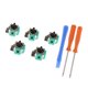 thumbnail image 1 of 5 piezas de botón analógico 3D Stick Rocker Sensor de repuesto + destornilladores Blue Pry Bay Hugo Joysticks analógicos 3D, 1 of 10