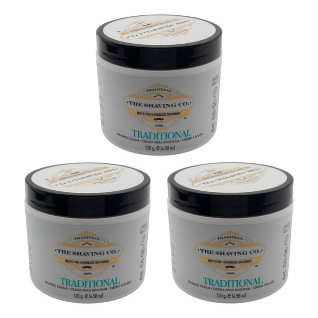 The Shaving Co Kit X 3 Cremas Para Afeitar Menta Cedro amarillo 1