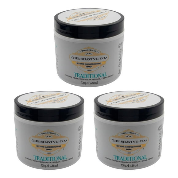 The Shaving Co Kit X 3 Cremas Para Afeitar Menta Cedro amarillo 1
