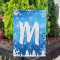 thumbnail image 2 of America Forever Winter Monogram Letter M Winter Forest Garden Flag Vertical Double Sided 12.5 x 18 inches Happy Holiday Christmas Seasonal Flags for Outdoor, Yard Porch, Snowflakes Garden Flag, 2 of 7