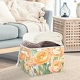 thumbnail image 3 of Yayeee Collapsible Cube Storage Bin with Lid Fabric Closet Decorative Basket with Handles, Abstract Floral Art, 3 of 7