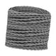 thumbnail image 3 of Cuerdas retorcidas, cable trenzado de dos núcleos, cable de lámpara colgante decorativo profesional, cable de lámpara colgante retorcido de cobre, , Gris, 3 of 9