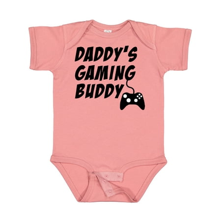 

Inktastic Daddy s Gaming Buddy with Controller Gift Baby Boy or Baby Girl Bodysuit