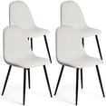 thumbnail image 1 of Sillas de comedor Furniturer, cómodas, tapizadas, juego de 4, 1 of 7