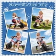 thumbnail image 5 of ‌JoyStone 3-in-1 Toddler Drifting Tricycle for Ages 1-5 Years, Kids Trike with Adjustable Handlebar & Colorful Lighting, Baby Balance Bike Ride-on Toys Gift for Boys Girls, Pink, 5 of 13
