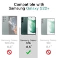 thumbnail image 2 of JETech Case for Samsung Galaxy S22+ / S22 Plus 5G 6.6-Inch, Non-Yellowing Shockproof Bumper Protective Phone Cover, Anti-Scratch Hard PC Back (Green), 2 of 6