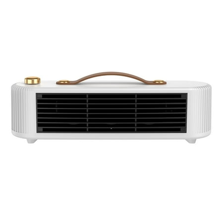 

GAZHEK Space Heater Small Space Heater for Office Intelligent High-power Heater Small Low Noise Electric Heater Circulating Heating Machine(White Abs)