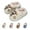 off-white, variant on Waterproof Toddler Slippers Boys Girls Kids Slippers, Soft Plush Warm Anti-slip Girls Slippers Funny Cute Cartoon House Shoes for Indoor Outdoor